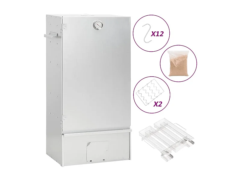 Forno per barbecue affumicatore generatore di fumo freddo in acciaio zincato