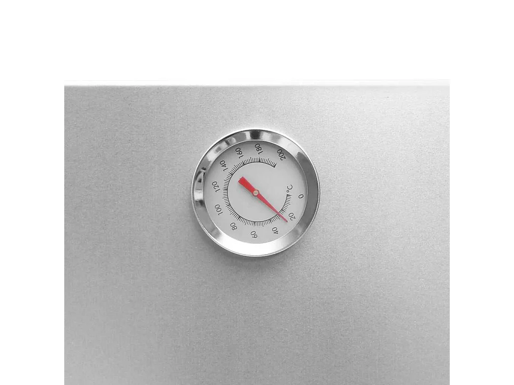 Fumoir à four à barbecue avec table acier galvanisé