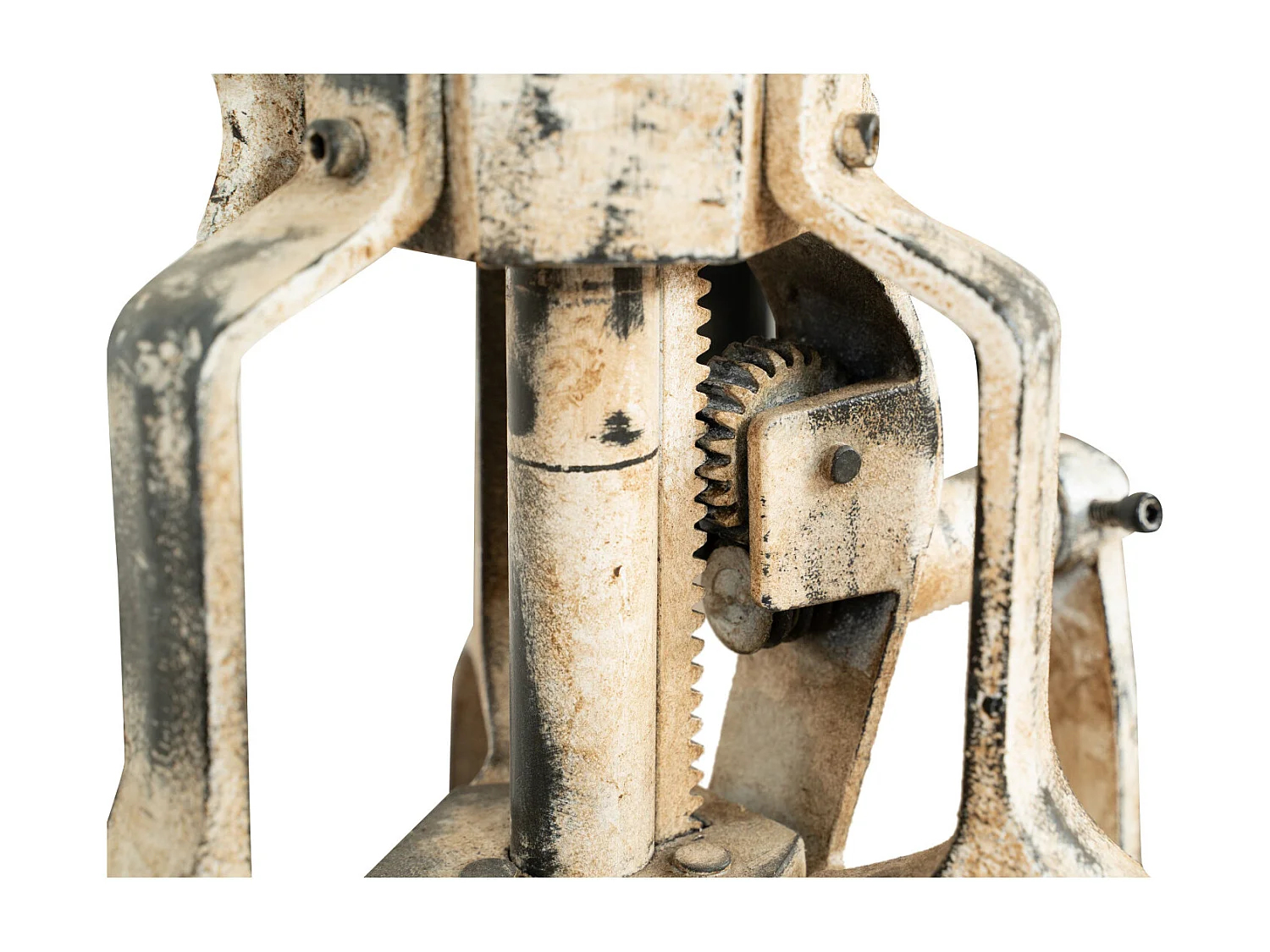 BISCOTTINI Piètement de Table - Fonte avec Finition Antique - Table de Jardin - Extérieur - Terrasse - Balcon - Table Basse -65x65x72+104cm