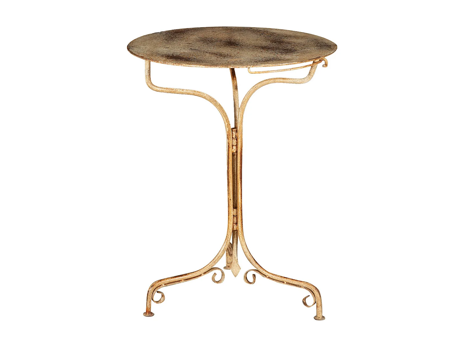 BISCOTTINI Table de Jardin - Pierre avec Finition Antique - Mobilier d'Extérieur - Balcon - Terrasse - Décorative - Table Basse - 60x60x77cm