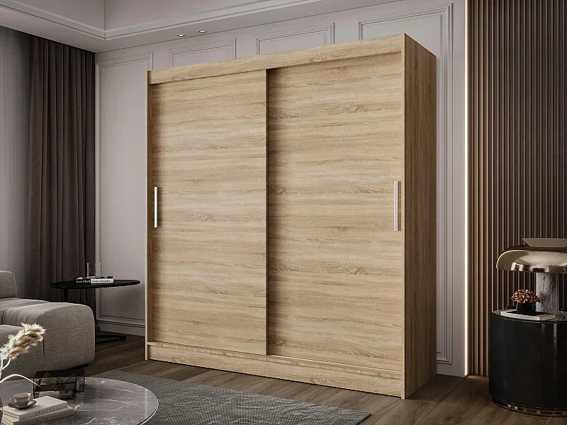 Zweitüriger Schiebeschrank BALTIMORE B1 Sonoma