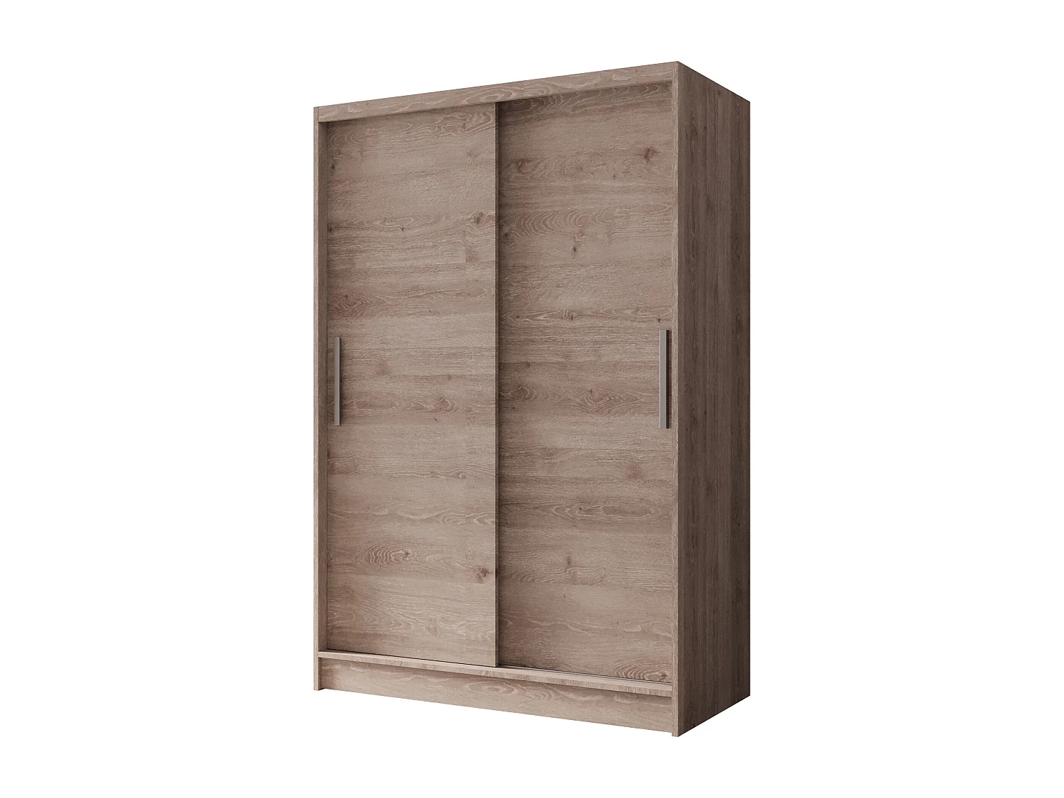 Zweitüriger Schiebeschrank MESA M1 Truffle mit Regalböden und Kleiderstange