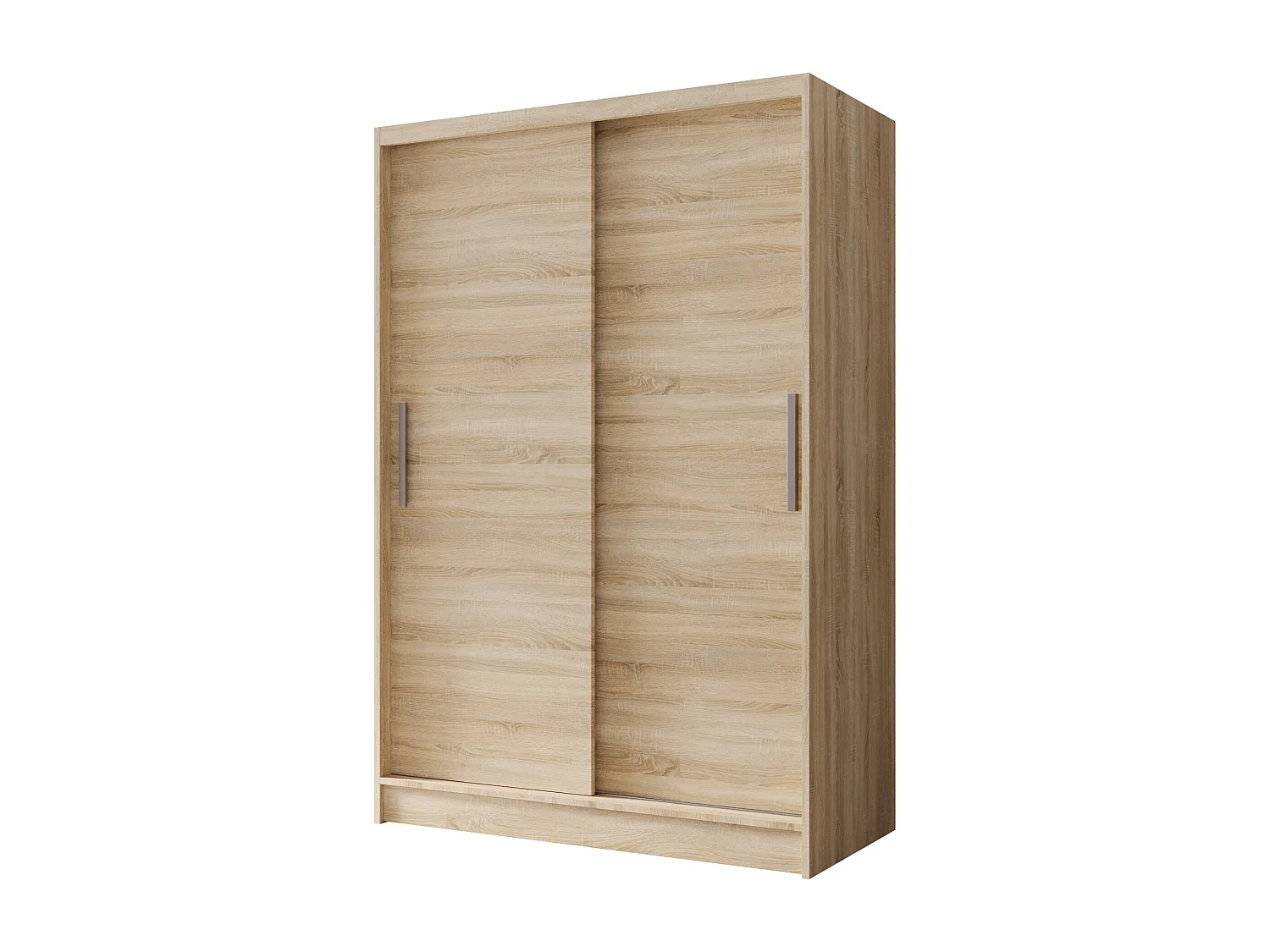 Zweitüriger Schiebeschrank MESA M1 Sonoma mit Regalböden und Kleiderstange