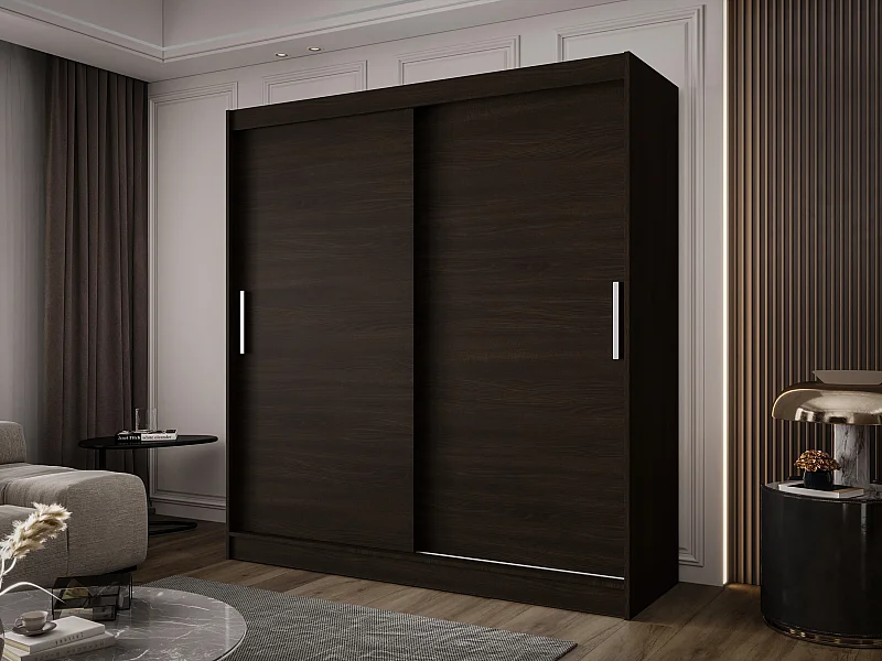 Zweitüriger Schiebeschrank BALTIMORE B1 Choco