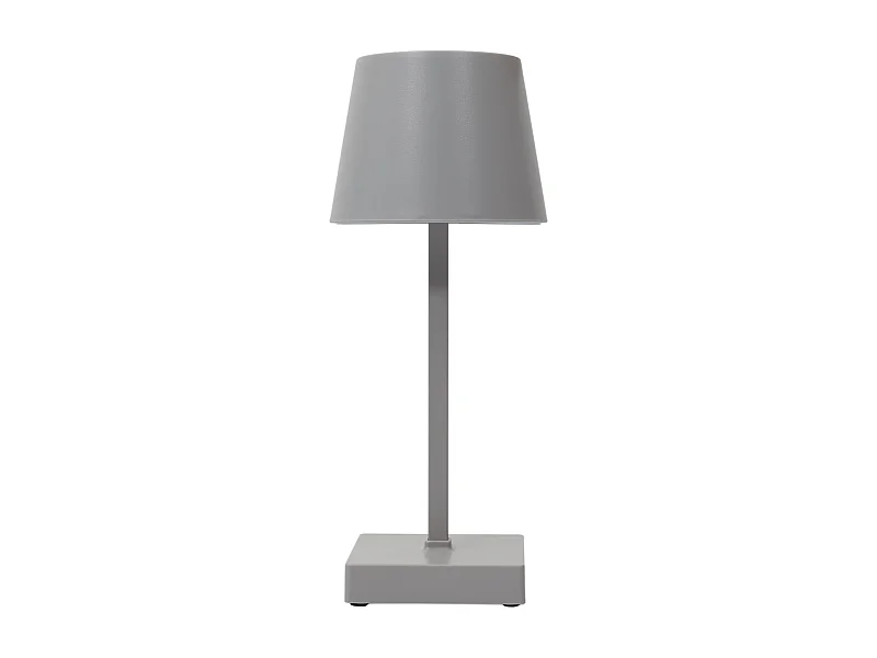 Lampe Led De Table Tactile Taupe Marron