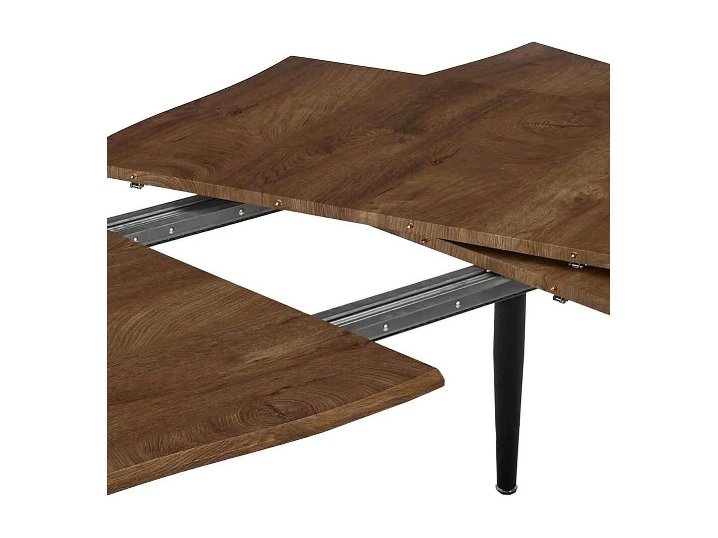 Table Extensible 6 A 8 Personnes Forest First Marron, Noir