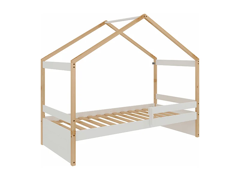 Cama Nido Estilo Casita - Infantil - Para Colchón de 90 - 150x195x97 - Buyqualia