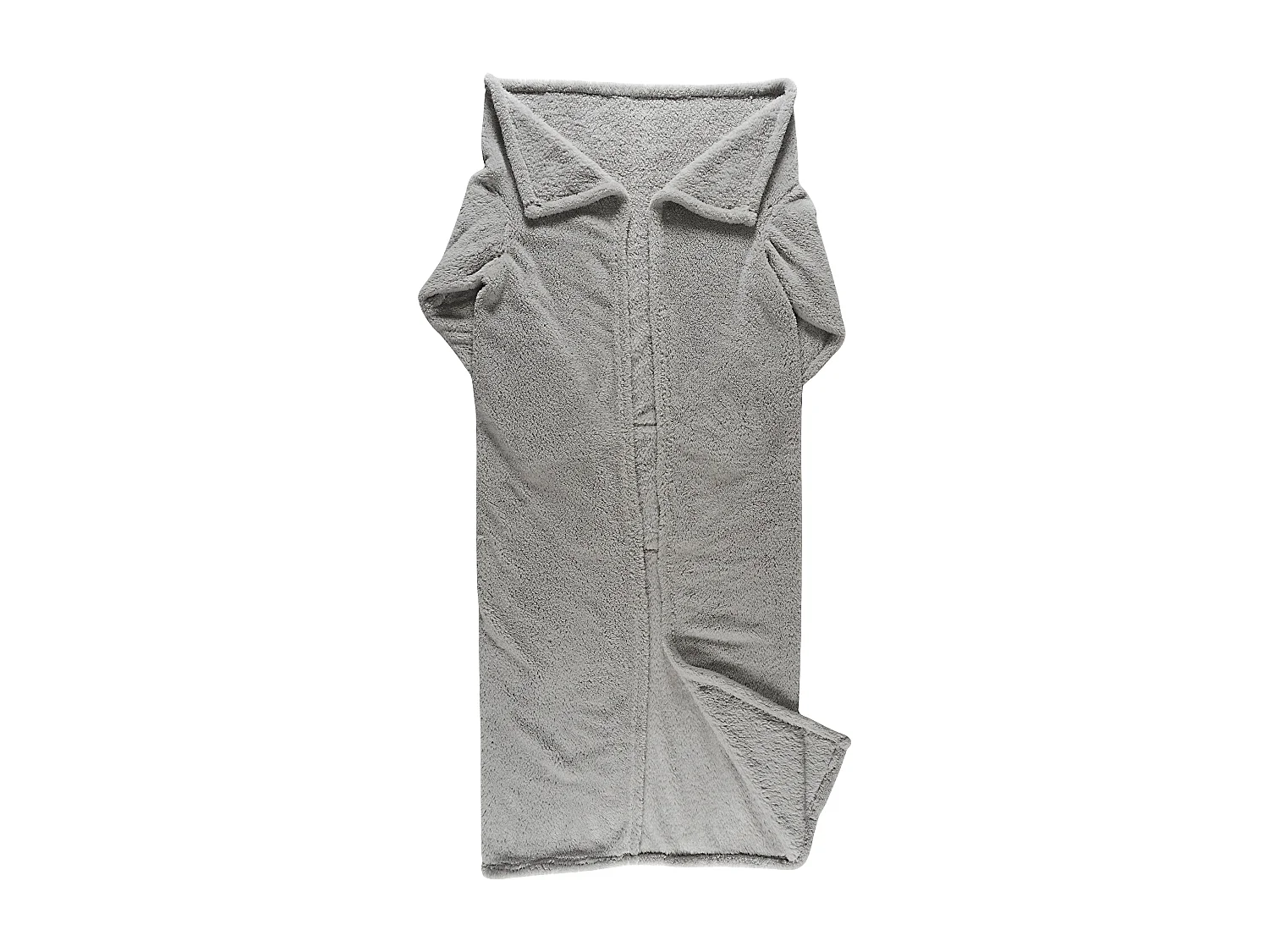 Plaid A Manches Gris Clair Gris