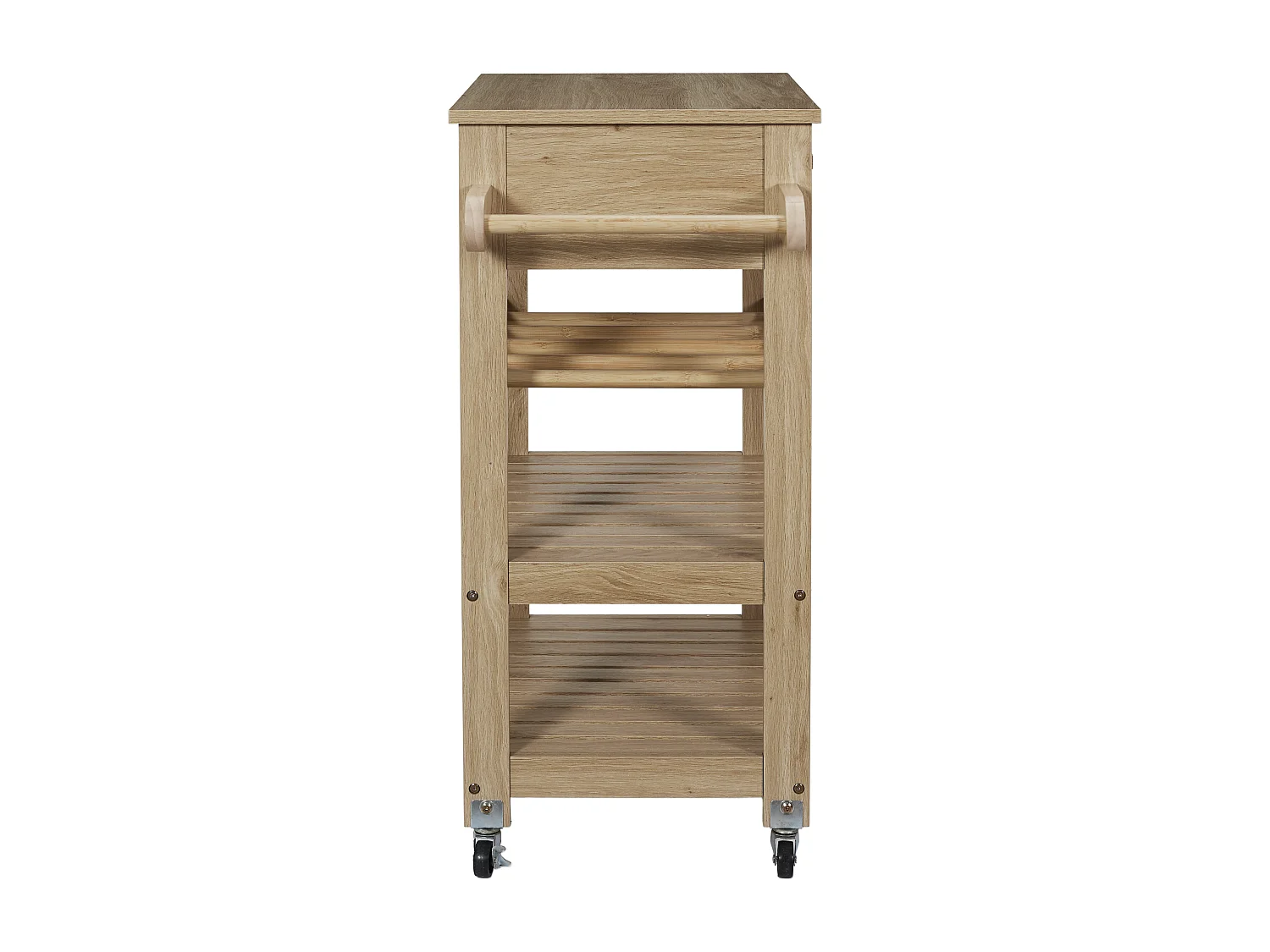 Desserte de Cuisine Design "Klaus" 84cm Marron