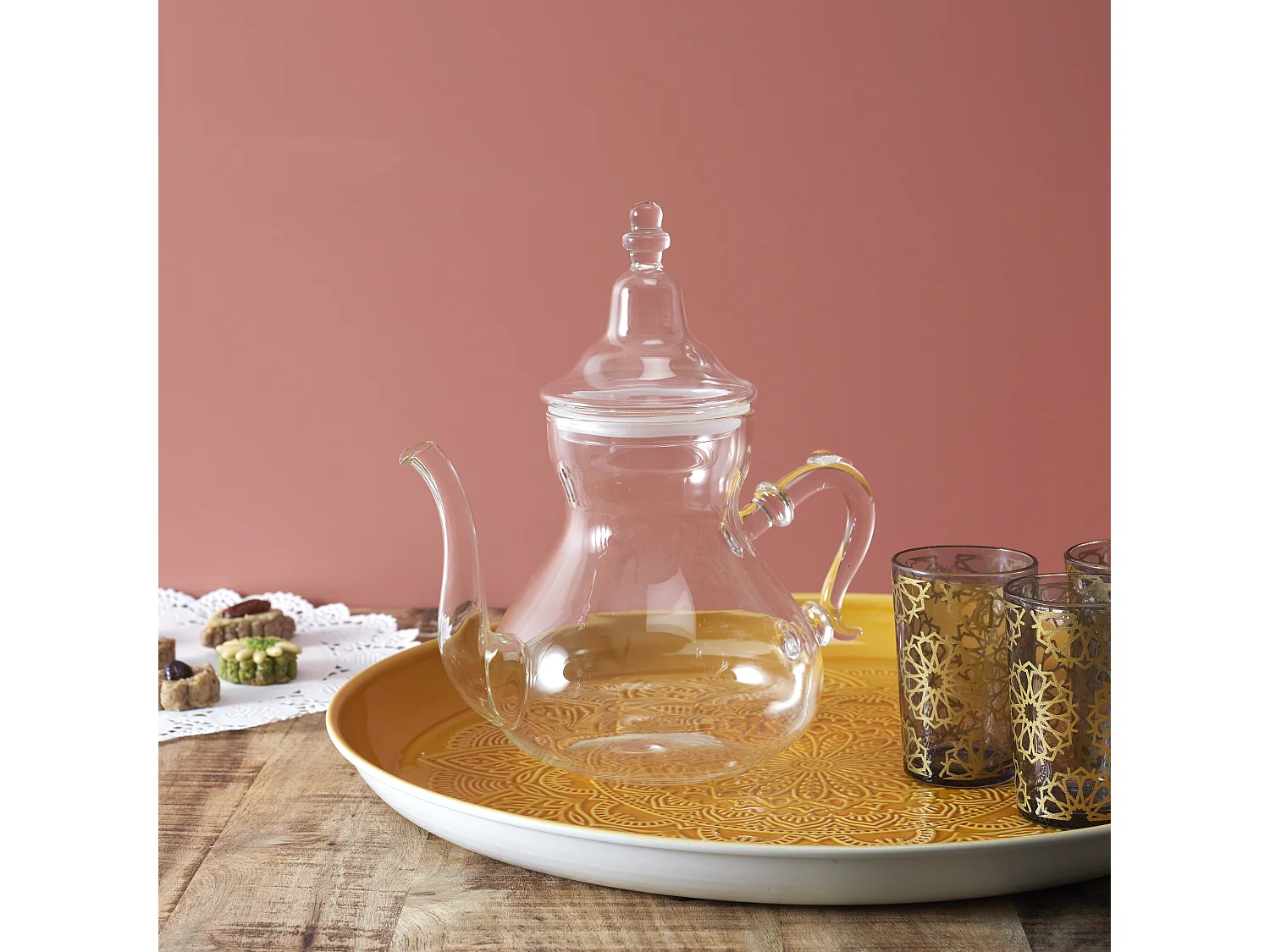 Théière en Verre "Timao" 80cl Transparent