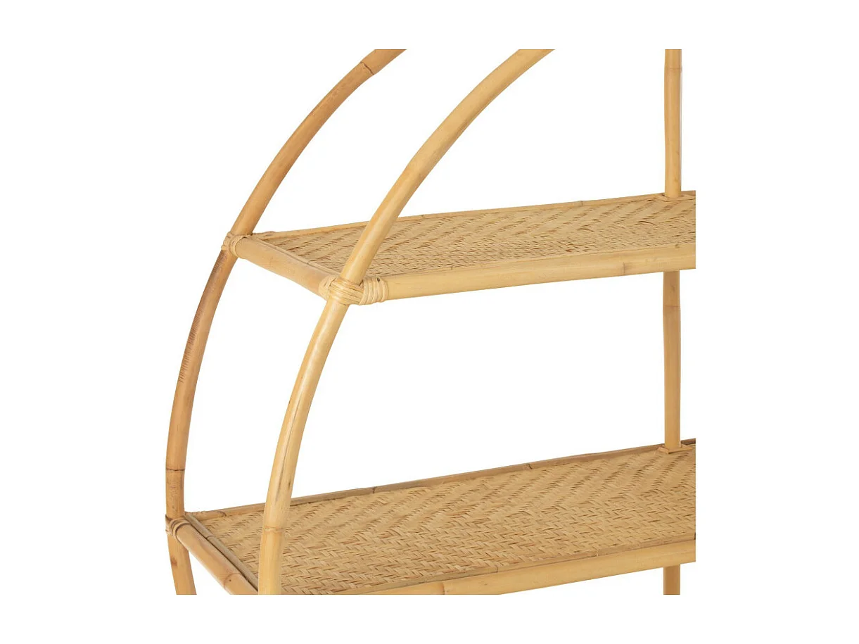Etagère Design en Rotin "Nela" 150cm Naturel