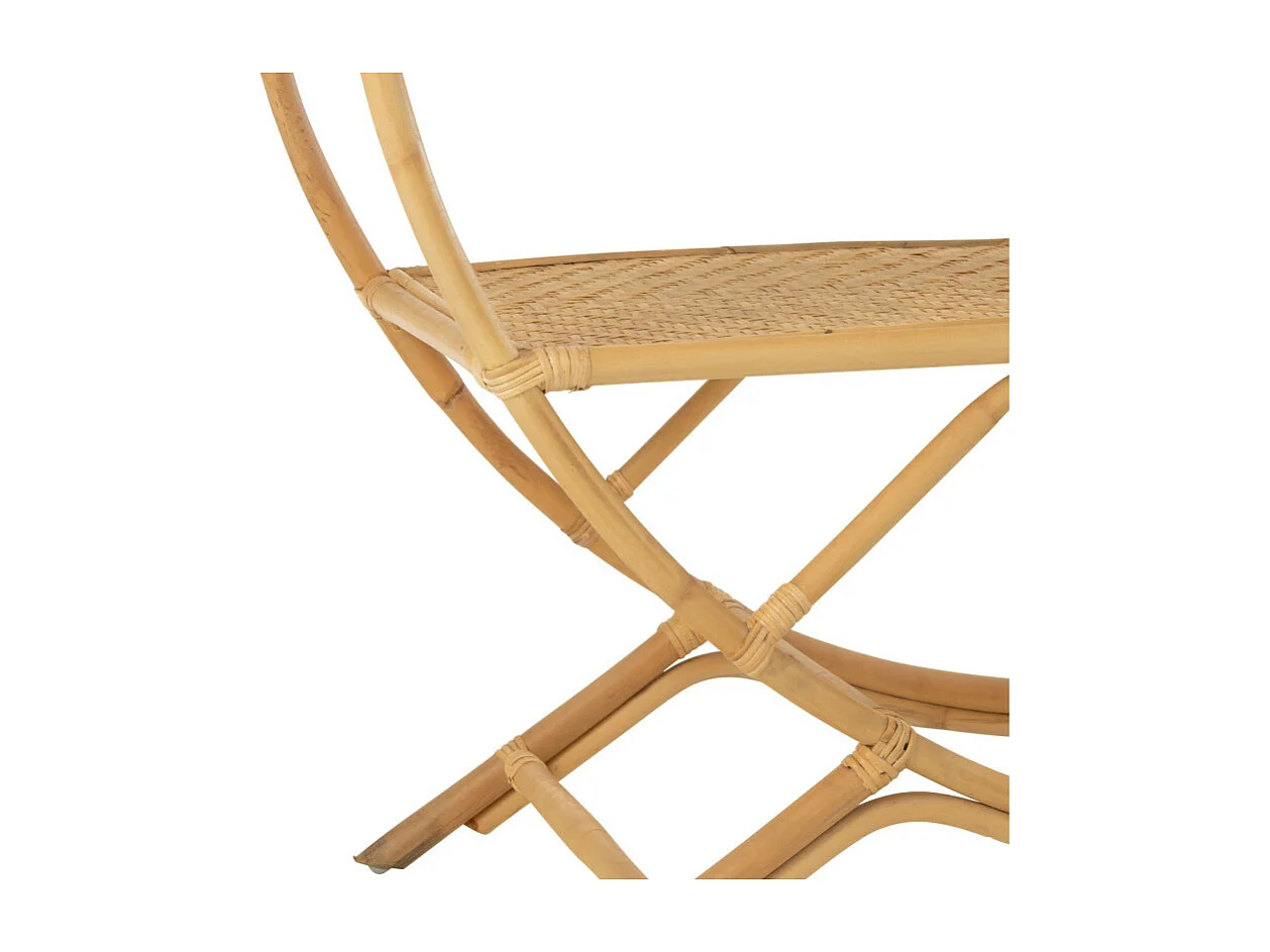 Etagère Design en Rotin "Nela" 150cm Naturel