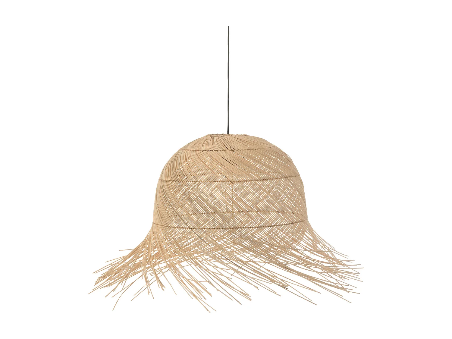 Lampe Suspension en Rotin "Branches" 50cm Naturel