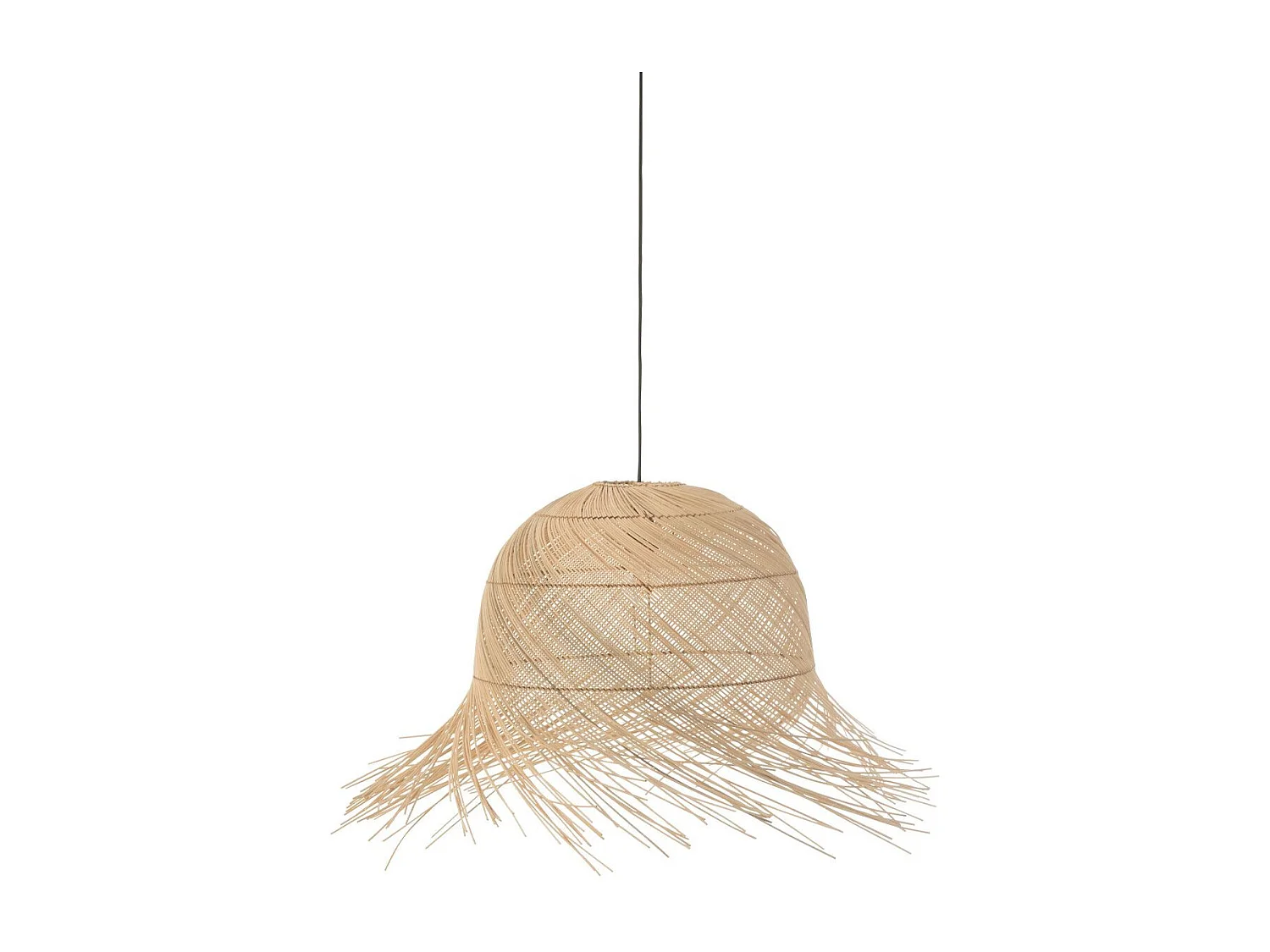 Lampe Suspension en Rotin "Branches" 50cm Naturel