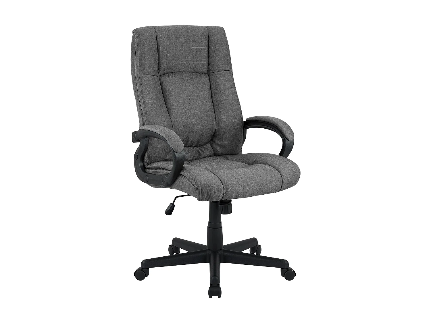 Bürostuhl - Stoff & schwarz - dunkelgrau - XL Sparta