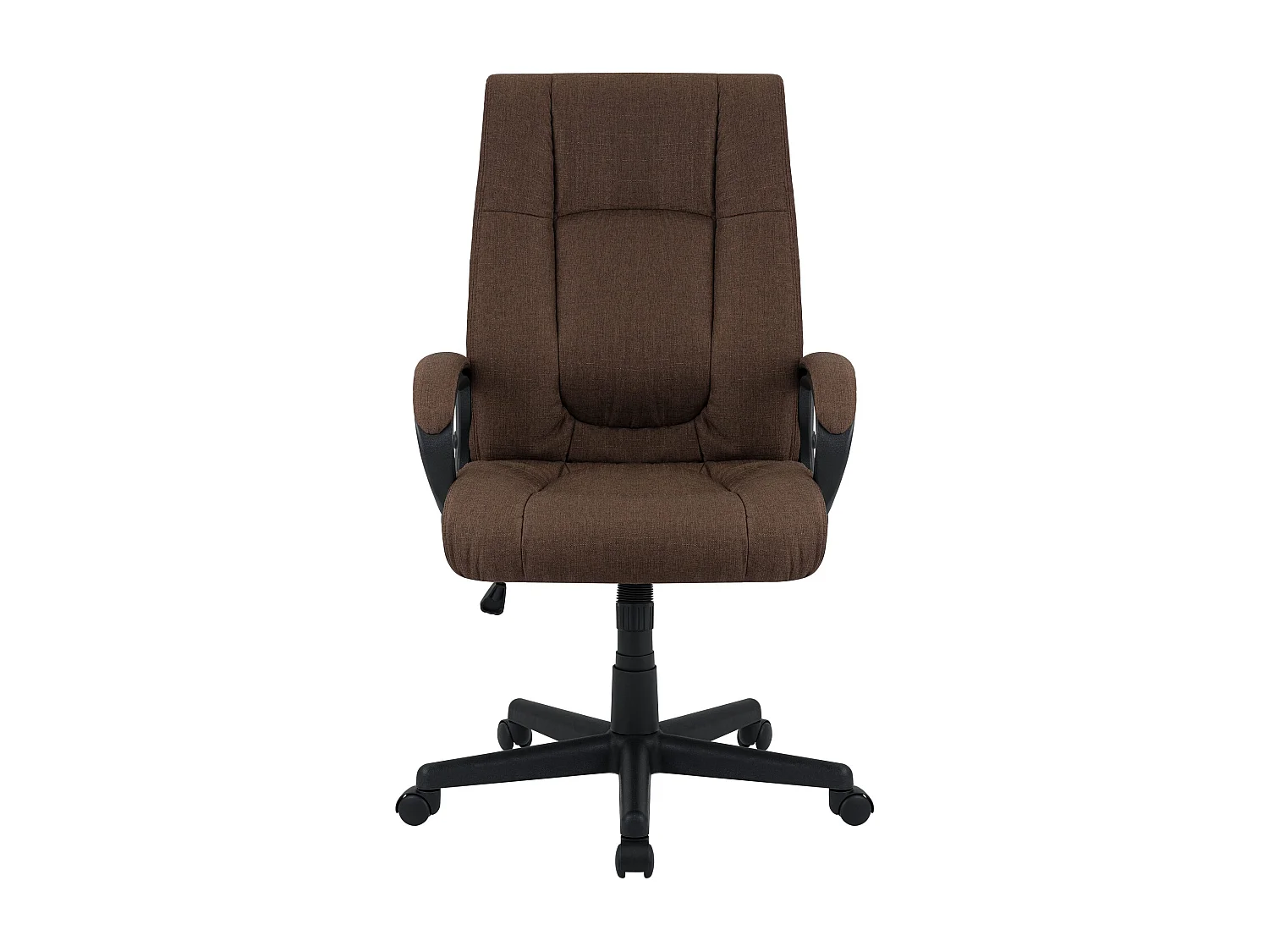 Chaise de bureau - Tissu & Noir - Marron - XL Sparta