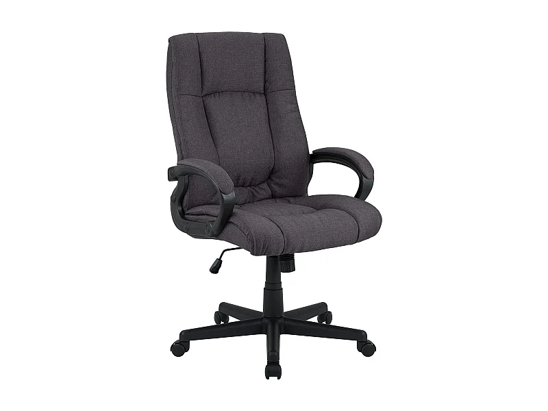 Chaise de bureau - Tissu & Noir - Noir - XL Sparta