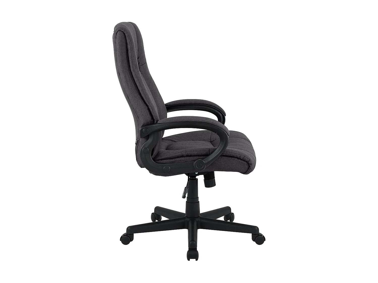 Chaise de bureau - Tissu & Noir - Noir - XL Sparta