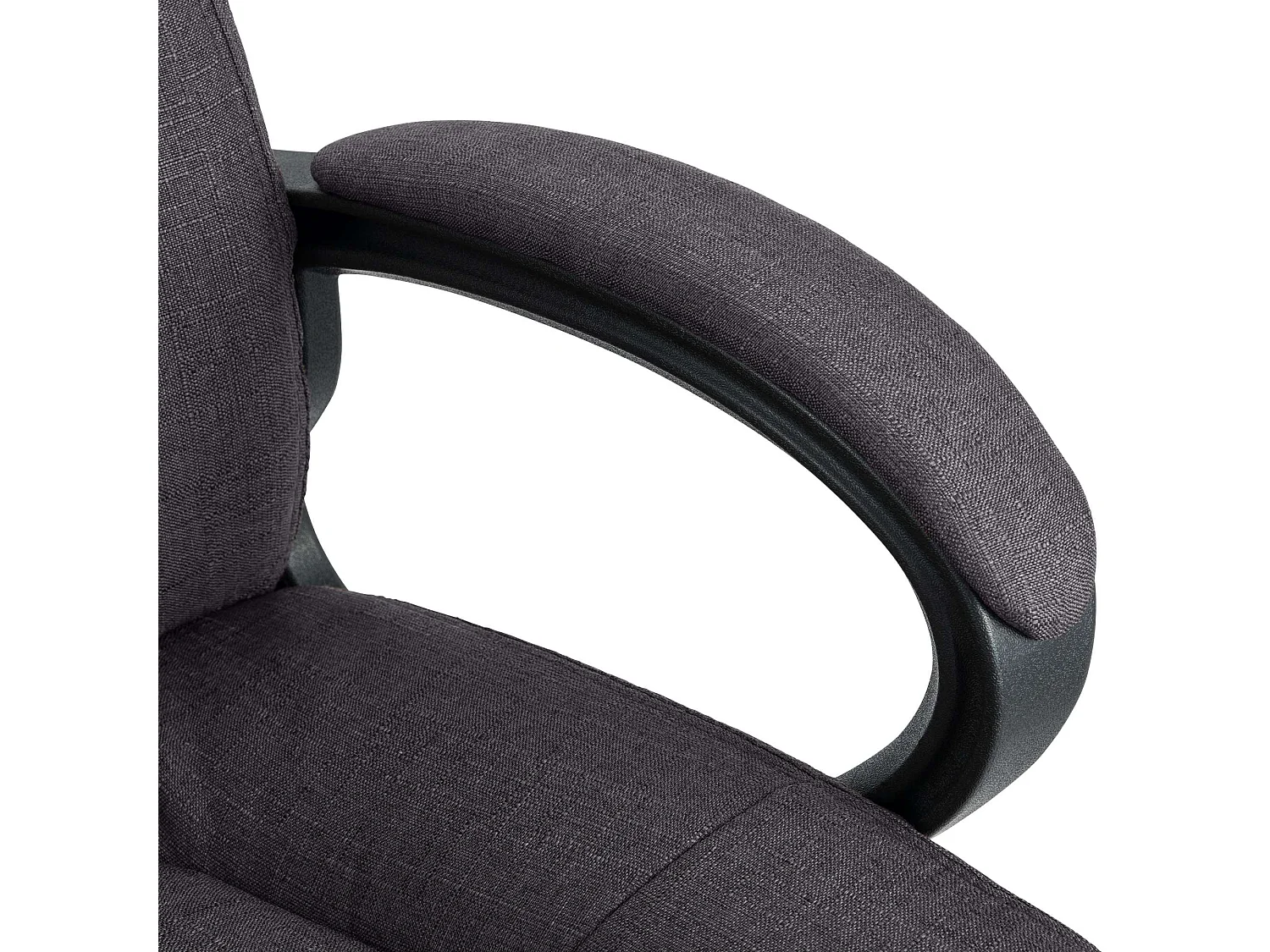 Chaise de bureau - Tissu & Noir - Noir - XL Sparta