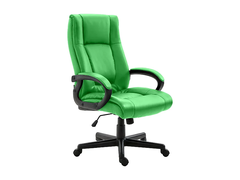 Chaise de bureau - Similicuir - Vert - XL Sparta