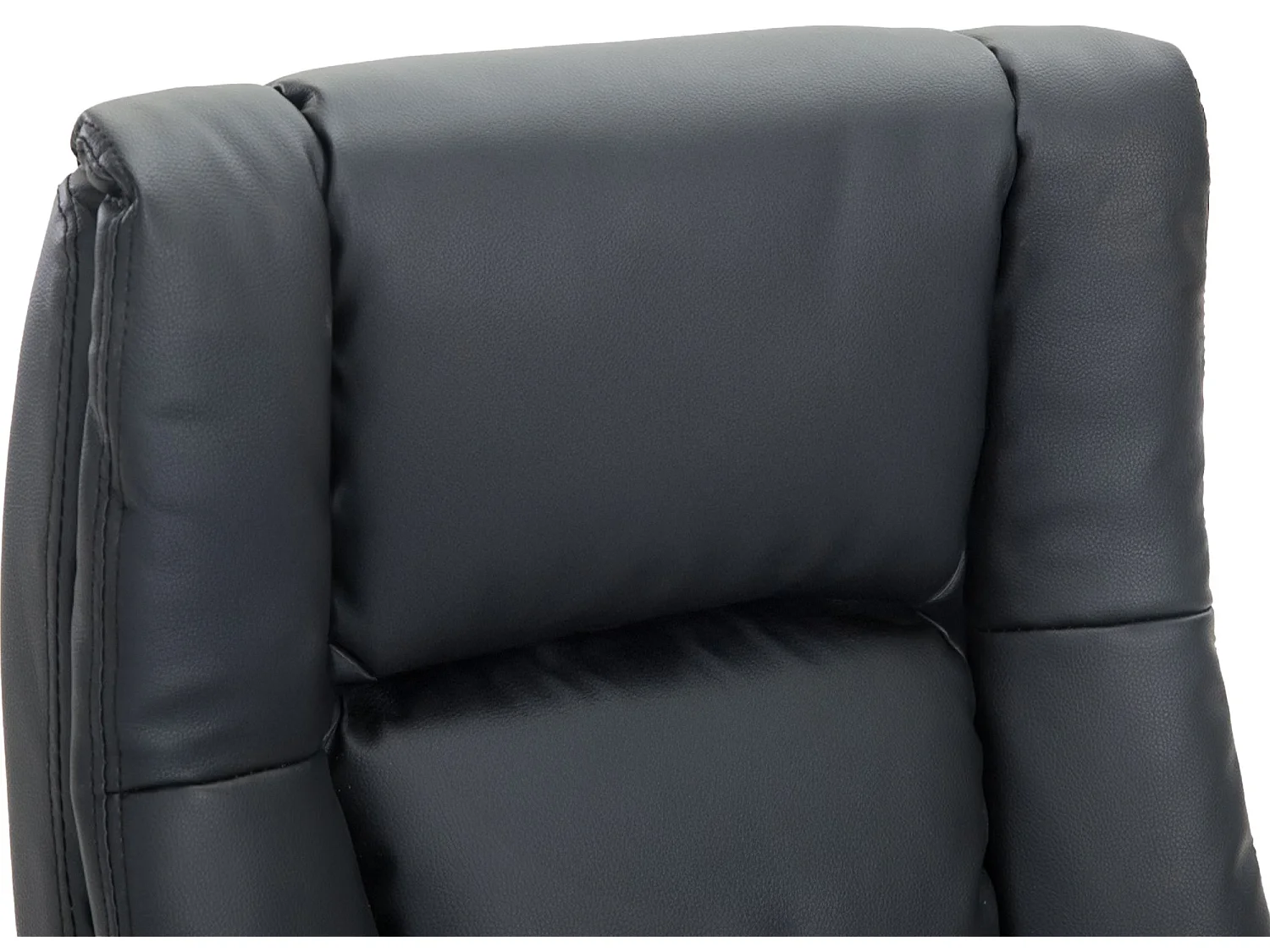 Chaise de bureau - Similicuir & Nature - Noir - XL Sparta