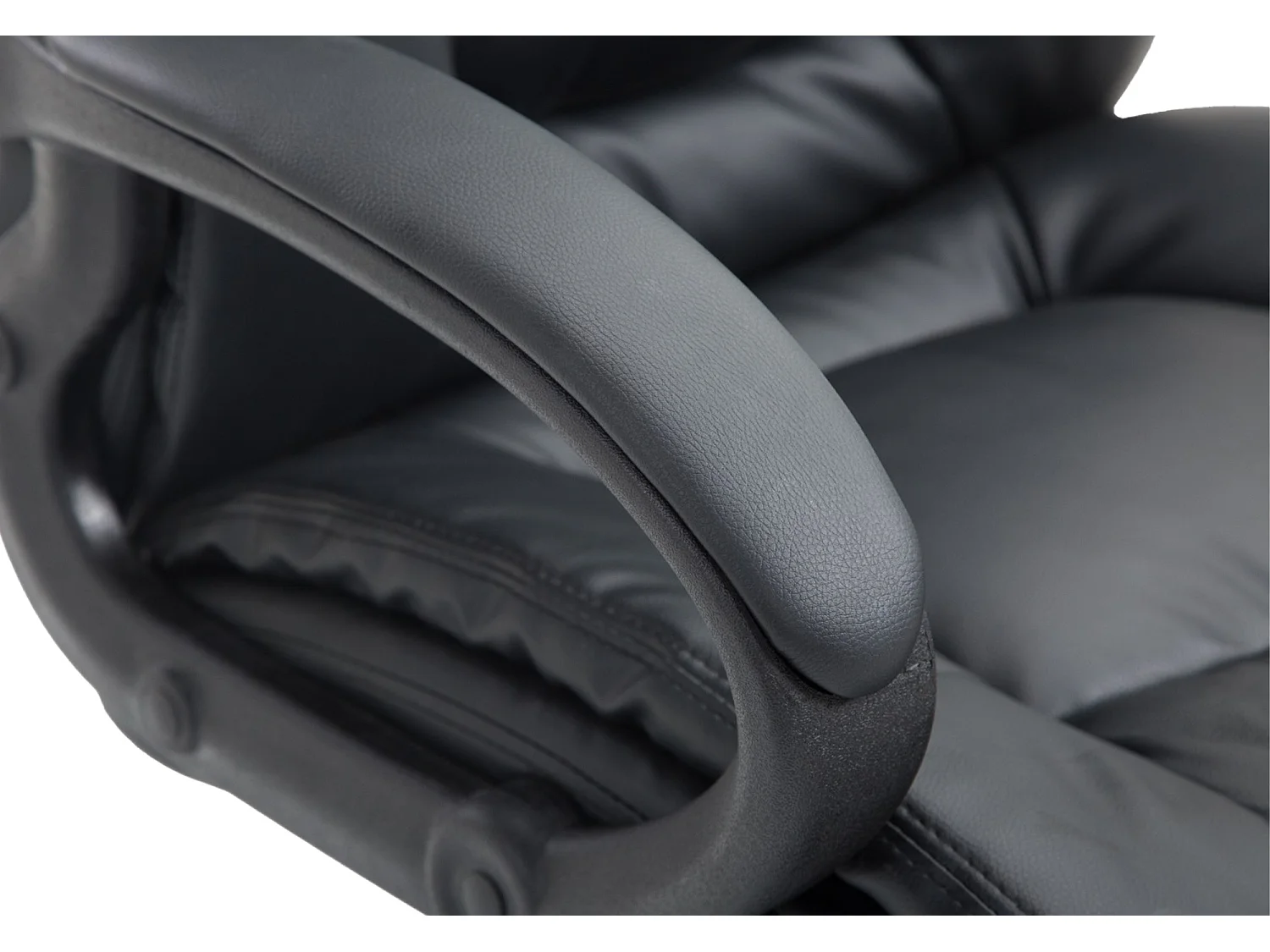 Chaise de bureau - Similicuir & Nature - Noir - XL Sparta