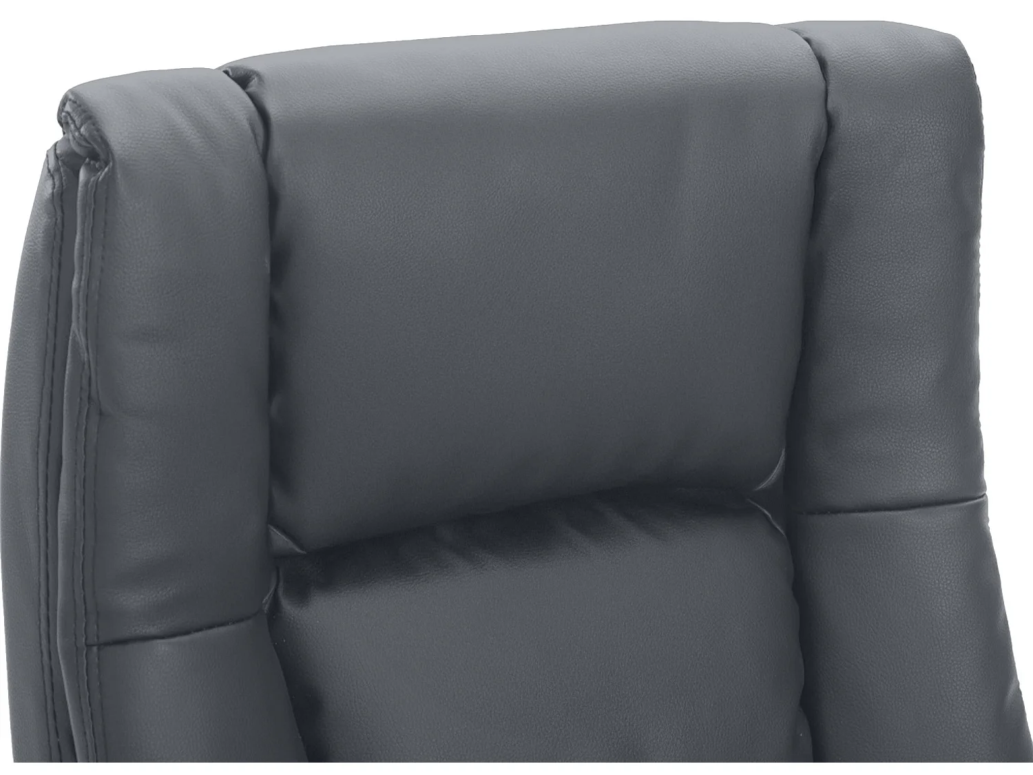 Chaise de bureau - Similicuir - Gris - XL Sparta