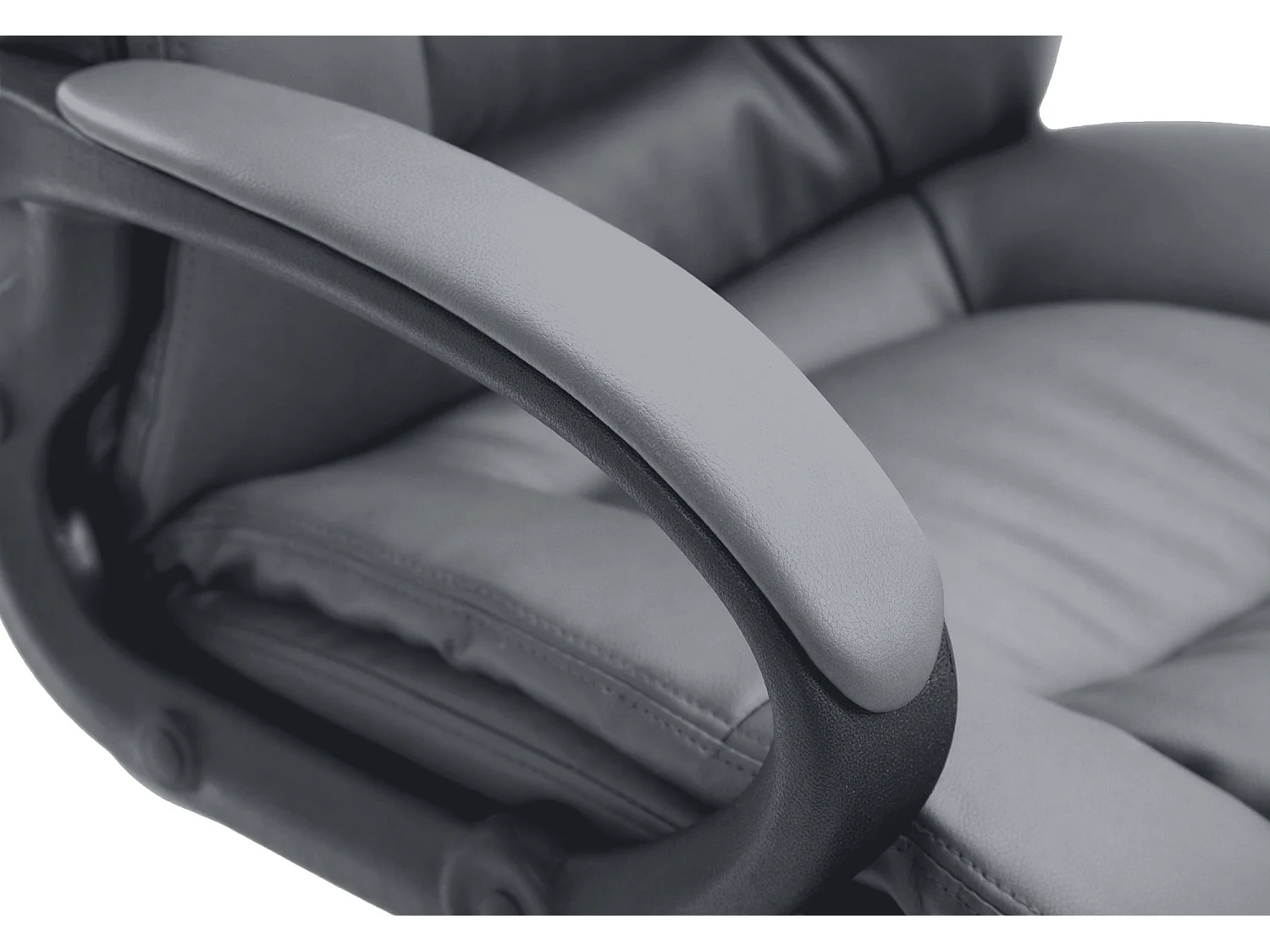 Chaise de bureau - Similicuir - Gris - XL Sparta