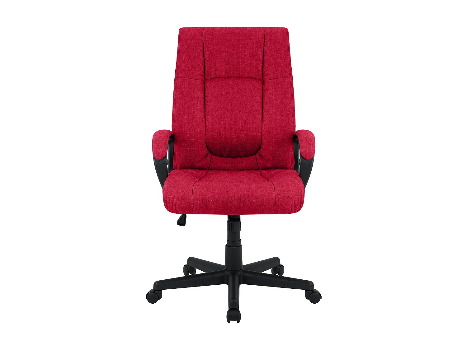 Bürostuhl - Stoff & schwarz - rot - XL Sparta