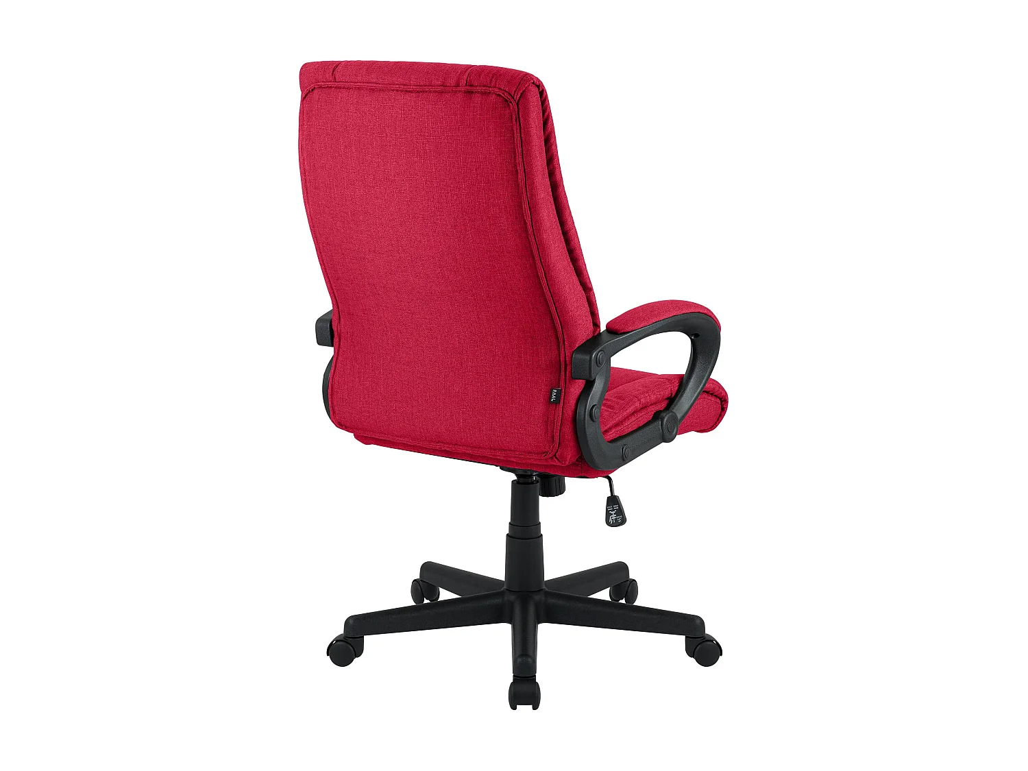 Chaise de bureau - Tissu & Noir - Rouge - XL Sparta