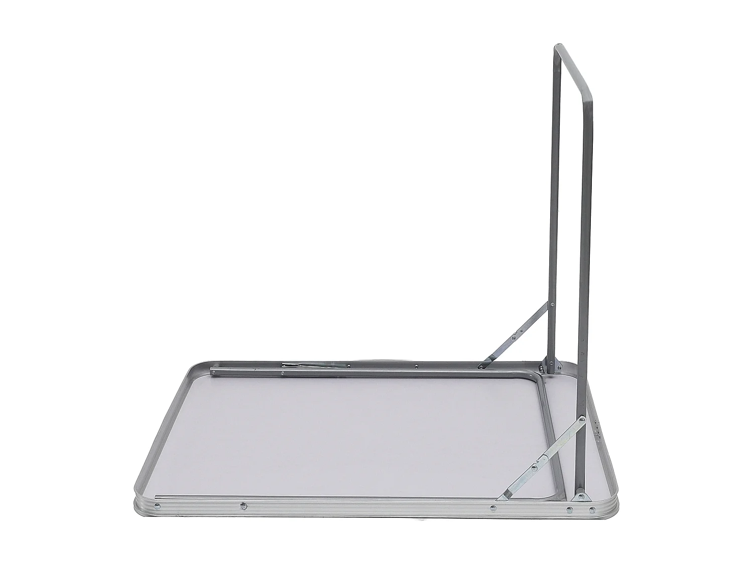 Table De Camping Pliable Blanc 80x60cm Blanc