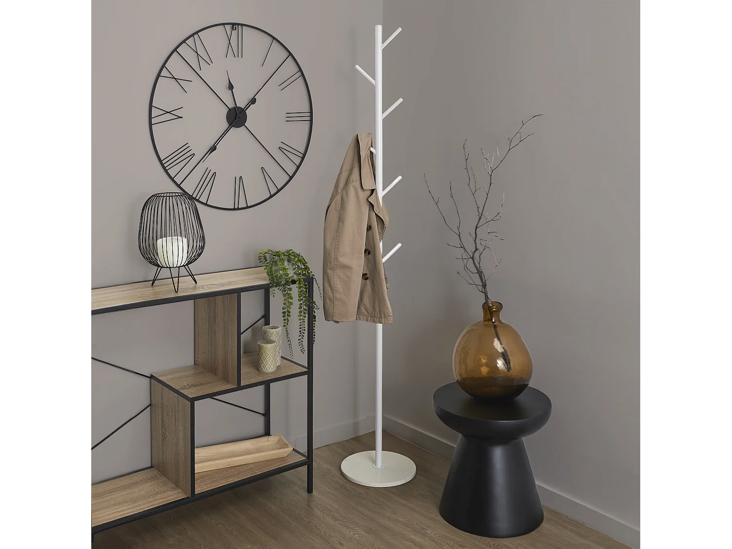 Porte Manteau Loka Blanc Blanc