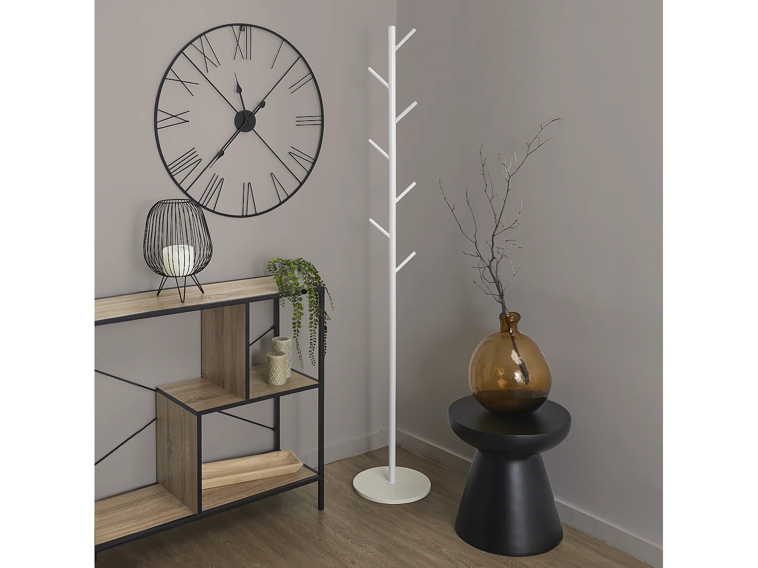 Porte Manteau Loka Blanc Blanc