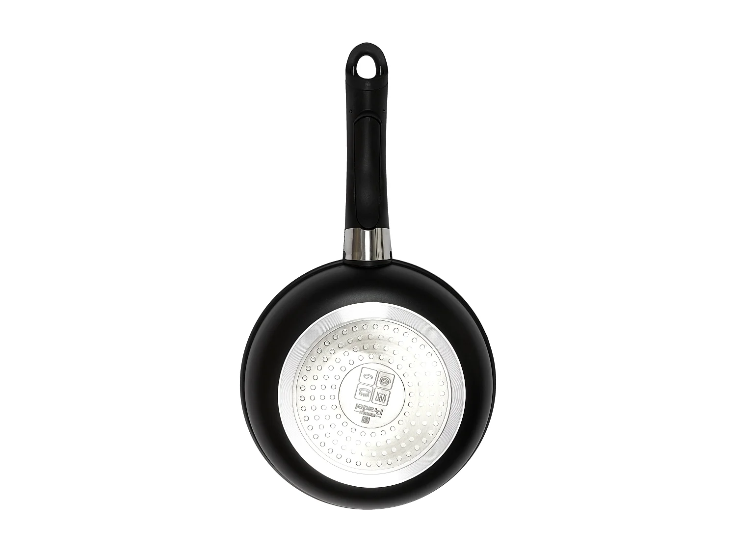 Poele Effet Pierre X3 Avec Poignee Universelle Noir