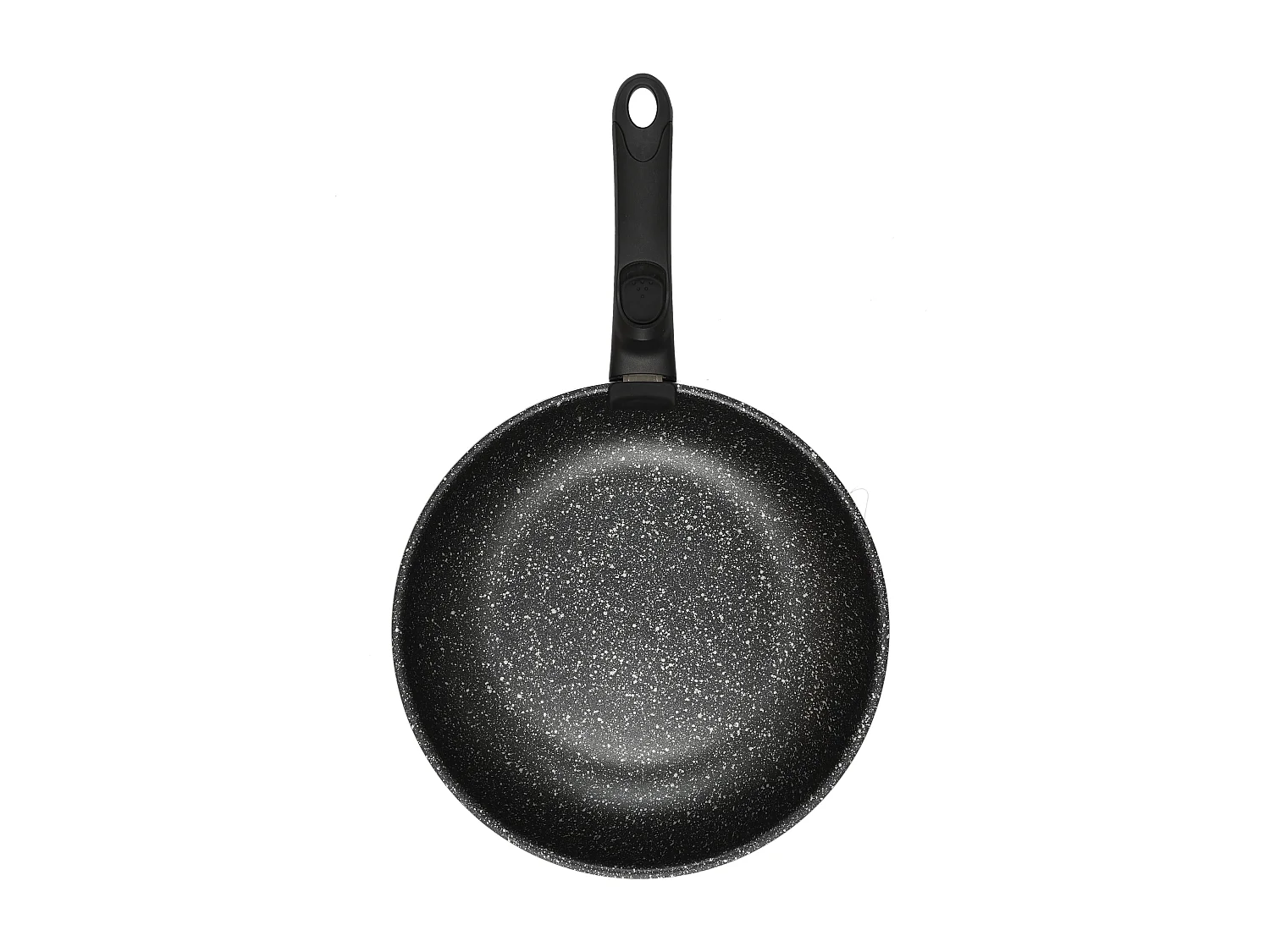 Poele Effet Pierre X3 Avec Poignee Universelle Noir