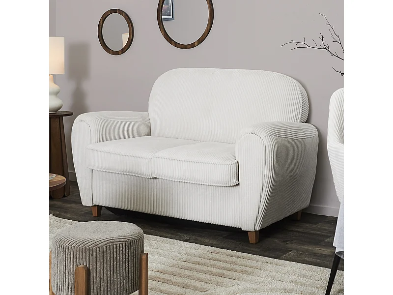 Canape Club Cotele Scott Beige Beige