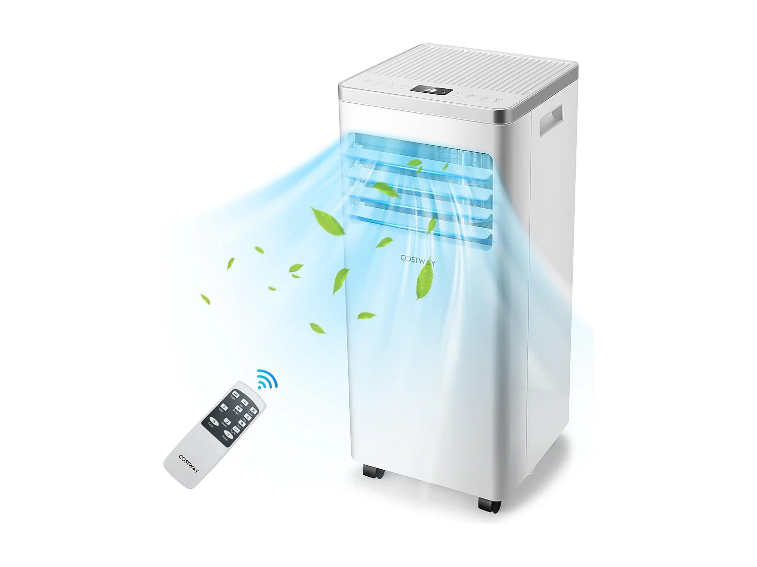 Climatiseur Mobile R290 4 en 1 - 7000 BTU 25 m² 2,1 kw [Classe Energétique A] Rafraîchisseur Ventilation Déshumidification et Mode Nuit-Télécommande