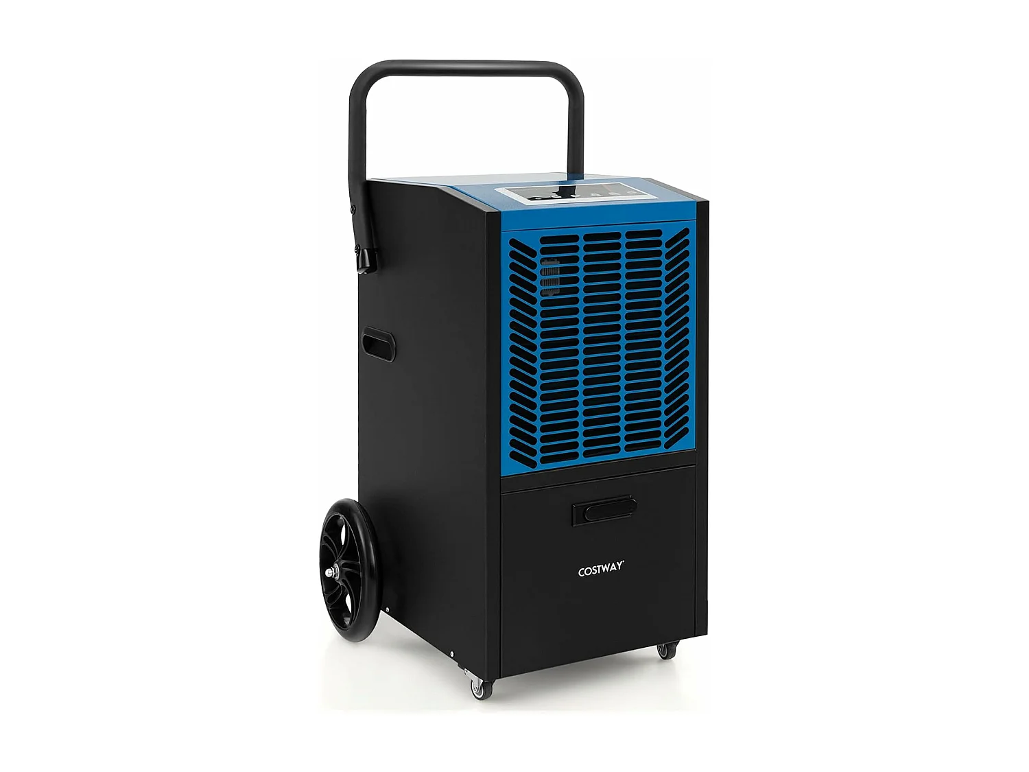 Déshumidificateur Professionnel 66L/Jour, Déshumidificateur Industriel avec Pompe et Tuyau de Vidange, jusqu'à 418 m², Minuterie 24 H (Bleu)