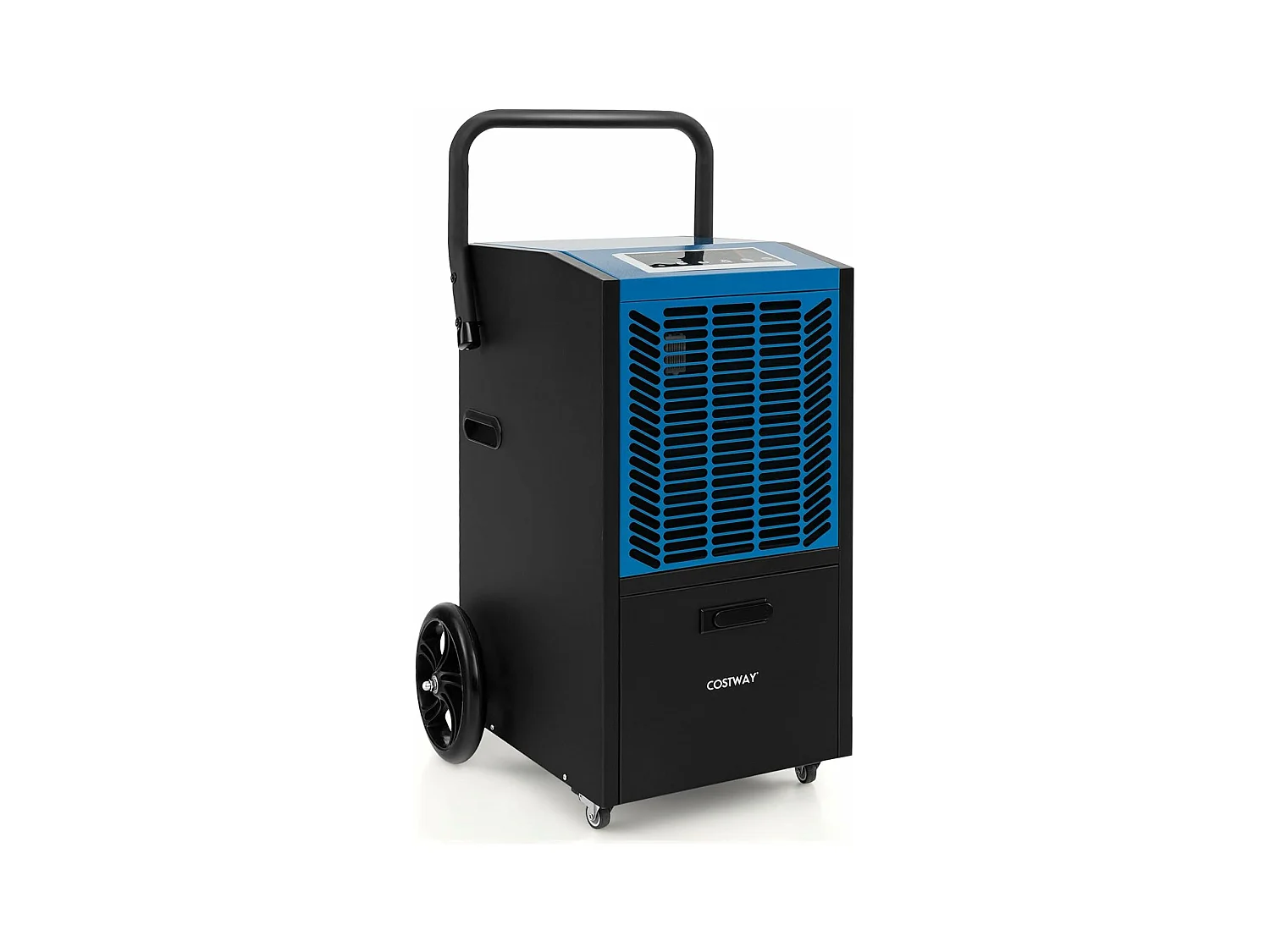 Déshumidificateur Professionnel 66L/Jour, Déshumidificateur Industriel avec Pompe et Tuyau de Vidange, jusqu'à 418 m², Minuterie 24 H (Bleu)