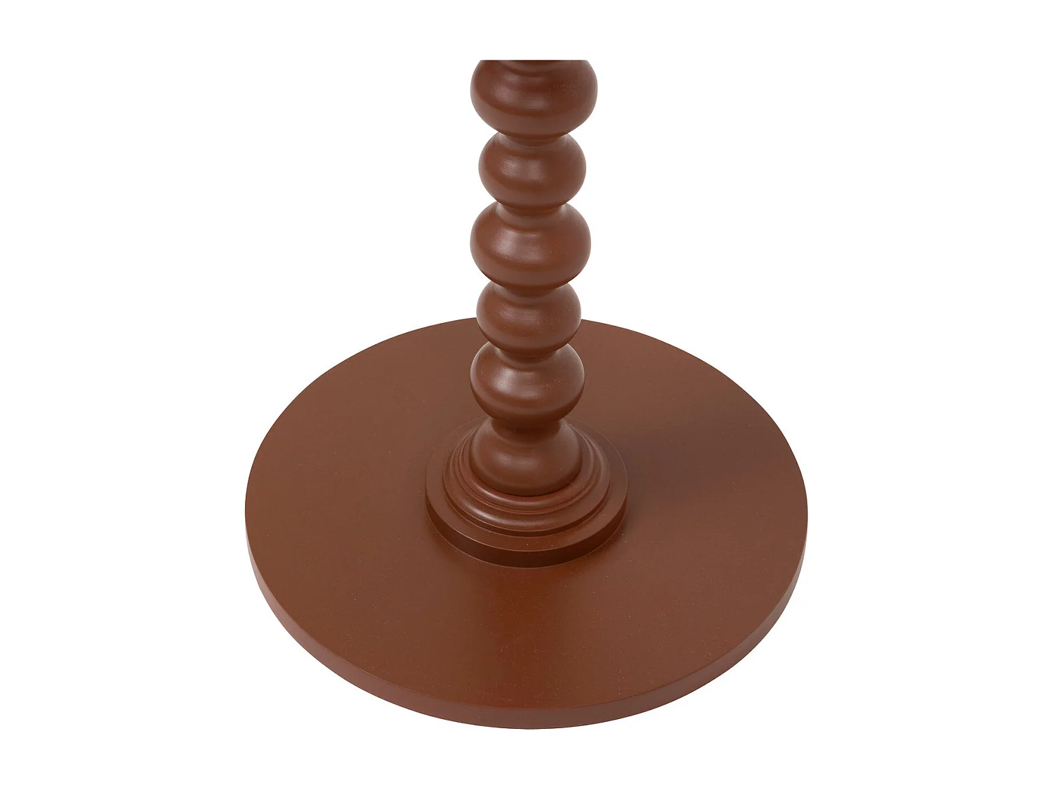 Table à café Table d'appoint Bois Terracotta D 38 cm