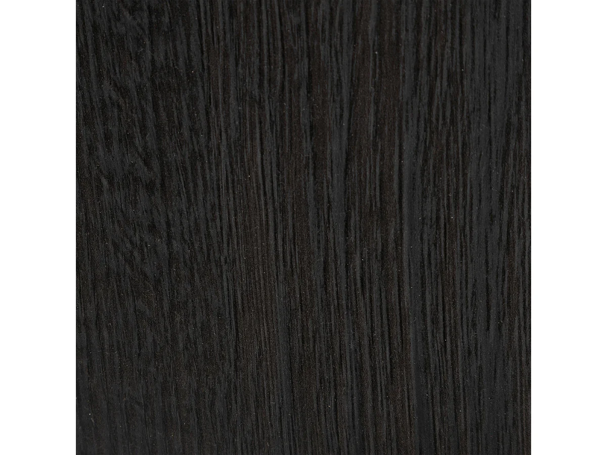 Table à café Table d'appoint  1 étagère Noir et Bois H 60 cm