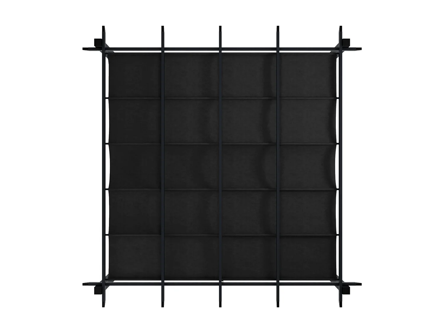 Tonnelle/Pergola aluminium 3x3m toile coulissante rétractable - Gris - BERCY