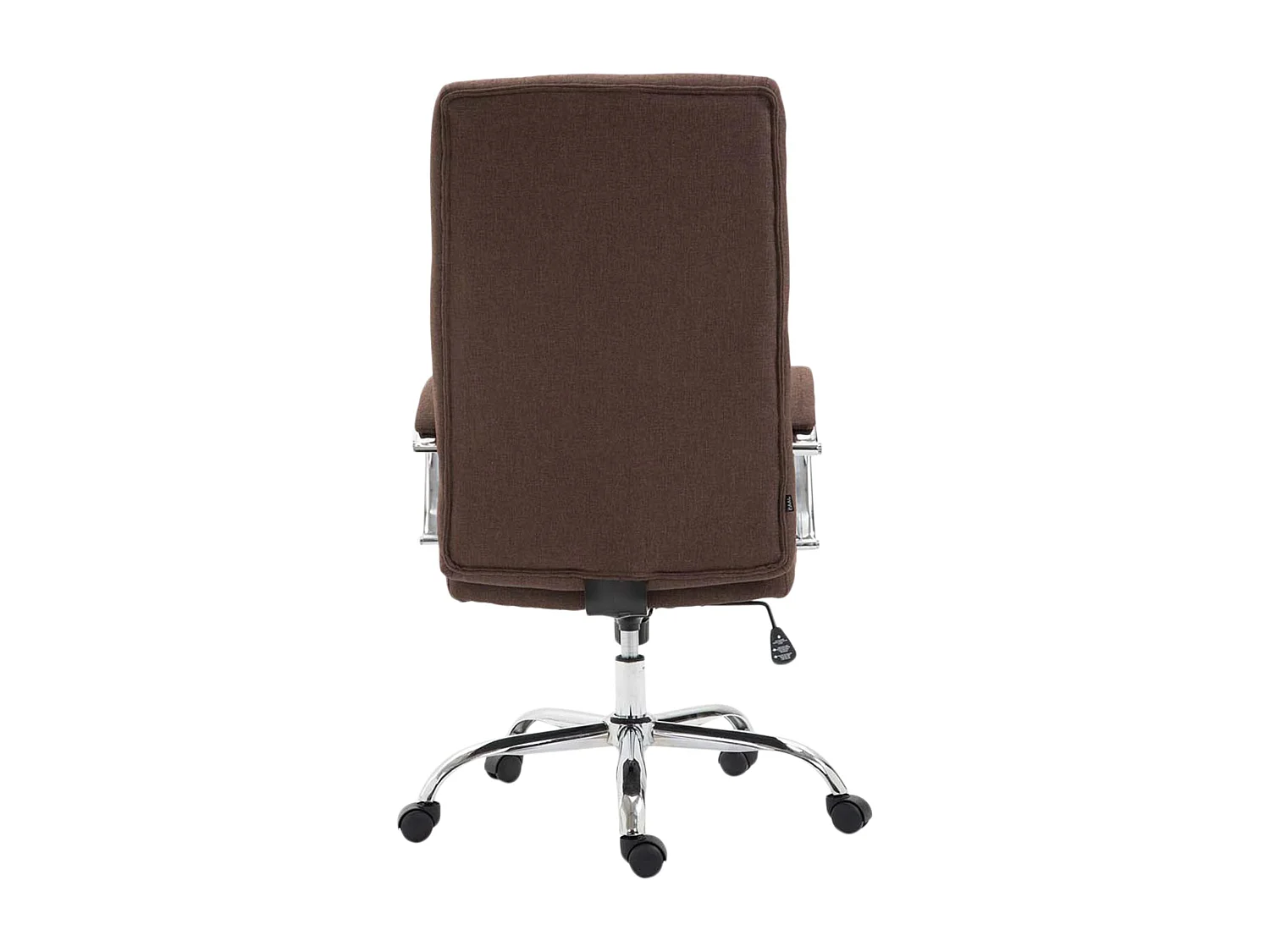 Chaise de bureau - Tissu & Cappuccino - Marron - Valais