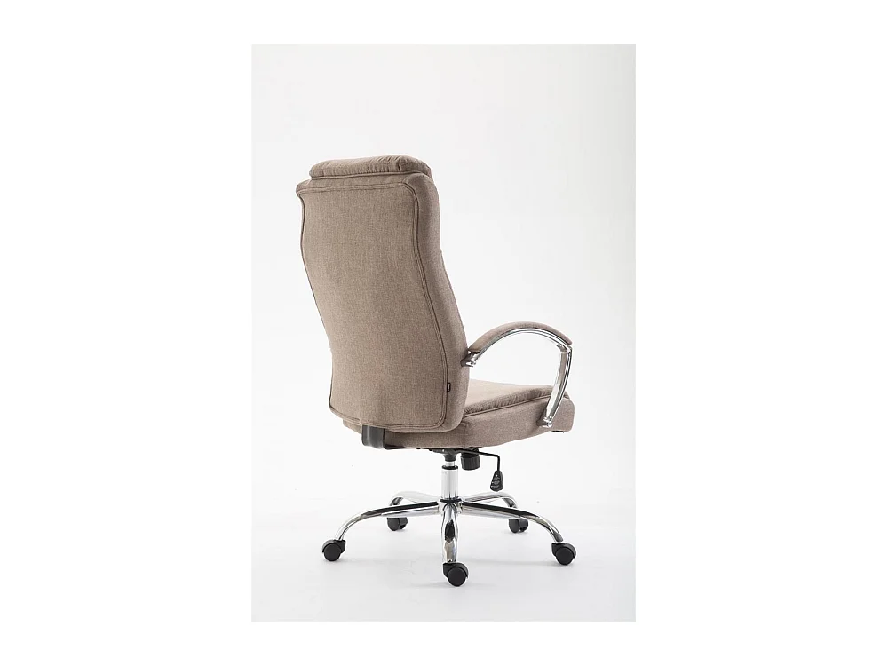 Bürosessel - Stoff & schwarz - taupe - XL Vaud
