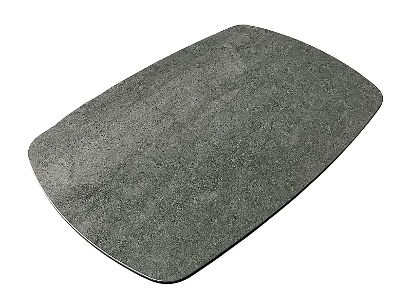 Plateau tournant apéritif en céramique anthracite LOMBARDIE