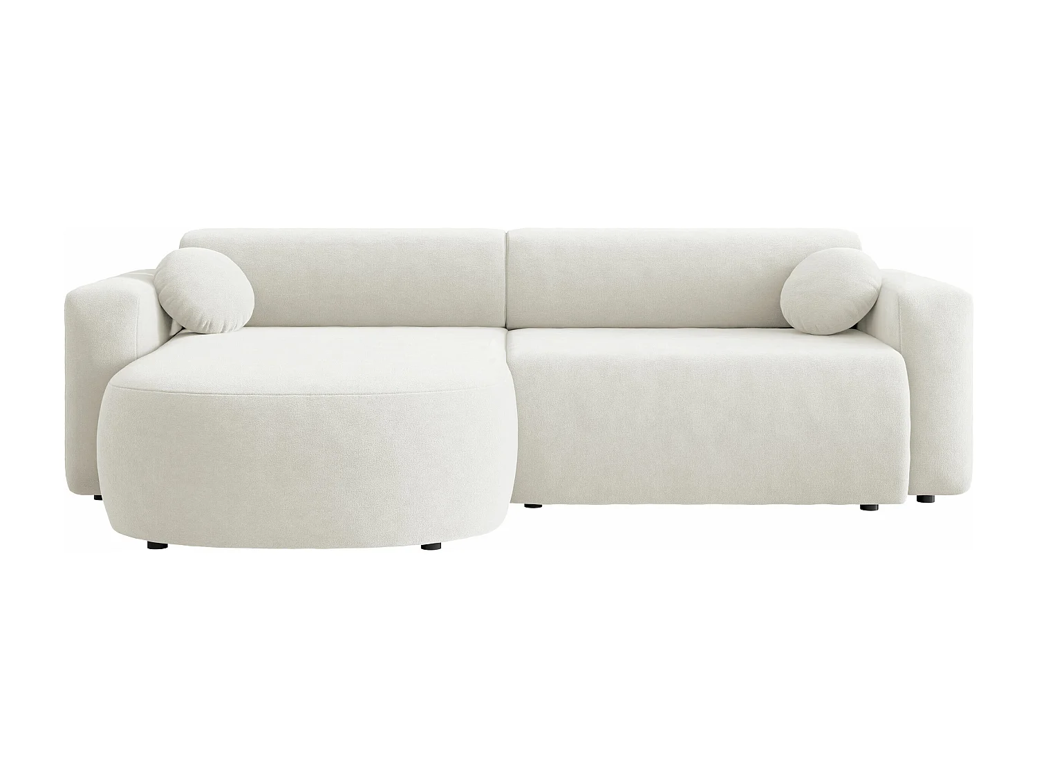 Sofá de canto Comfivo 413, Castanho claro, Funcionalidade de dormir