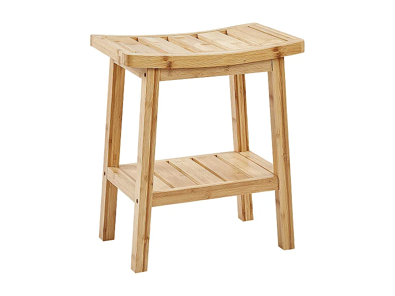 Table d\'appoint TREMONT Bambou Marron clair