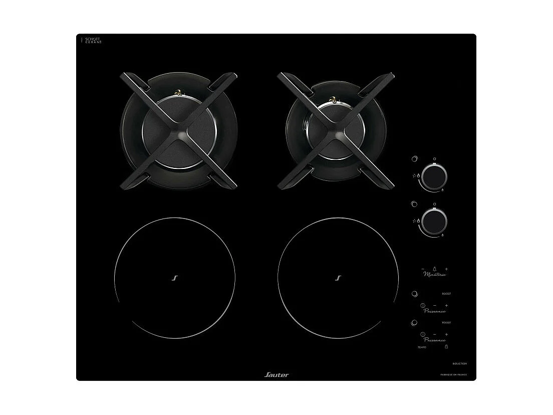 Plaque mixte SAUTER, SPI9602BM