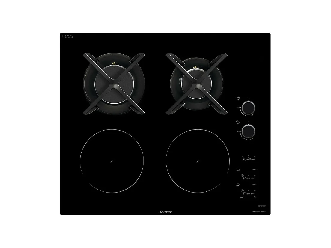 Plaque mixte SAUTER, SPI9602BM