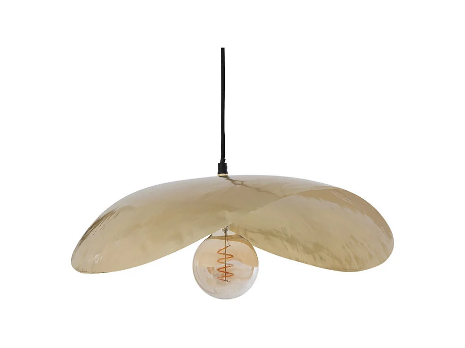Lampe Suspension en Métal "Arlo" 56cm Doré
